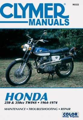 Book cover for Honda 250-350cc Twins 64-74