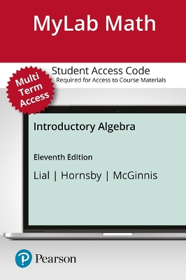 Book cover for Mylab Math with Pearson Etext -- 24 Month Standalone Access Card -- For Introductory Algebra