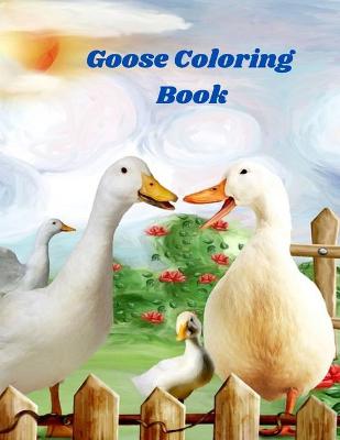 Book cover for Goose Coloring Book