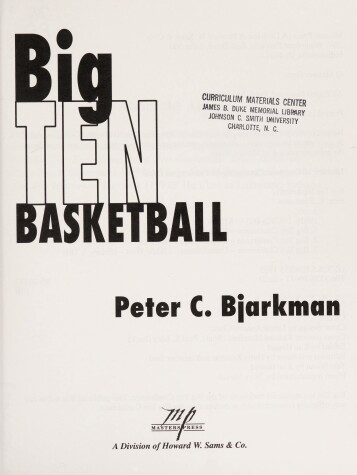 Book cover for Big Ten Basketball
