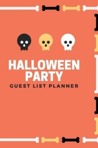 Cover of Halloween Party Guest List Planner