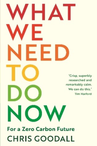 Cover of What We Need to Do Now