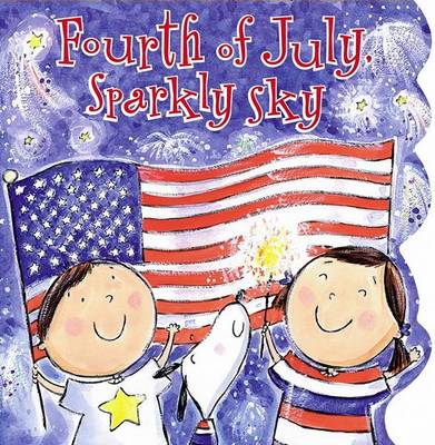Book cover for Fourth of July, Sparkly Sky