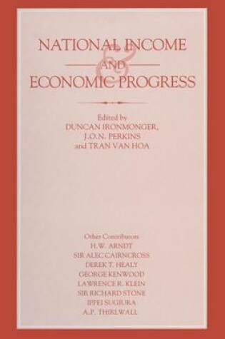 Cover of National Income and Economic Progress