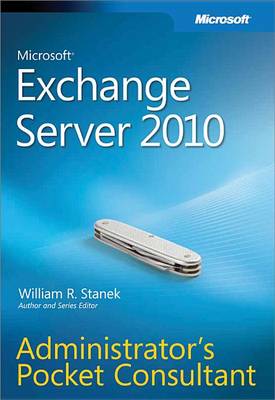 Book cover for Microsoft(r) Exchange Server 2010 Administrator S Pocket Consultant
