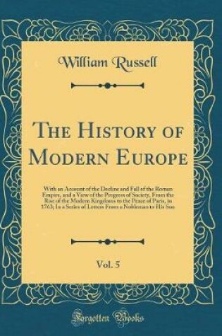 Cover of The History of Modern Europe, Vol. 5