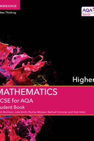 Cover of GCSE Mathematics for AQA Higher Student Book