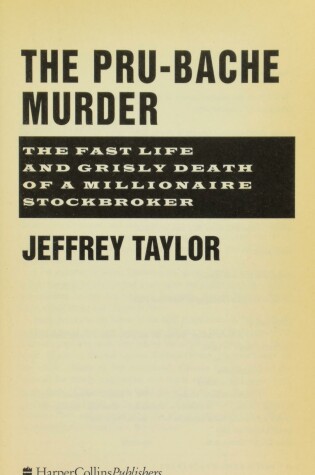 Cover of The Pru-Bache Murder