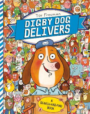 Book cover for Digby Dog Delivers: A Search-and-Find Story