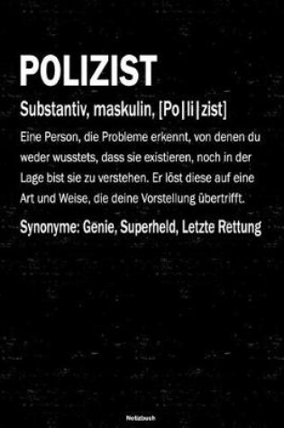 Cover of Polizist Notizbuch