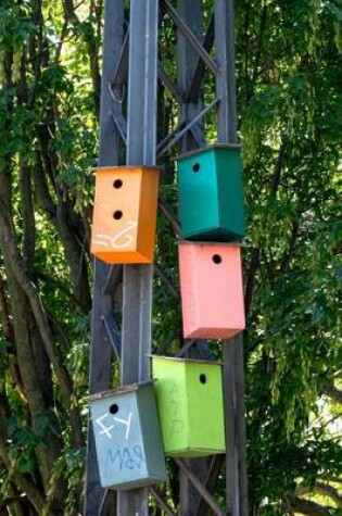 Cover of Colorful Birdhouses on a Light Post Journal