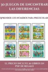 Book cover for Aprender los números para preescolar (30 juegos de encontrar las diferencias)