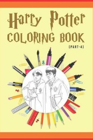 Cover of Harry Potter Coloring Book (Part-4)