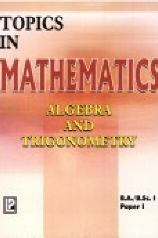 Cover of Topics in Mathematics-I