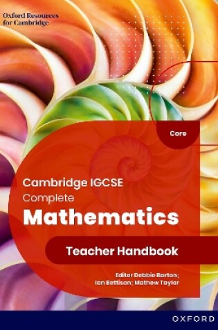 Cover of Cambridge IGCSE Complete Mathematics Core: Teacher Handbook Sixth Edition