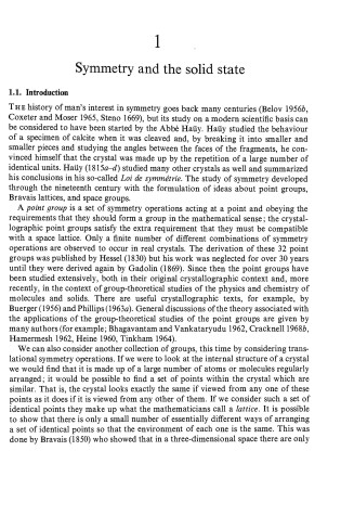 Cover of Mathematical Theory of Symmetry in Solids