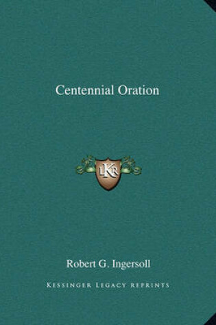 Cover of Centennial Oration