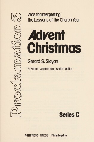 Cover of Advent-Christmas