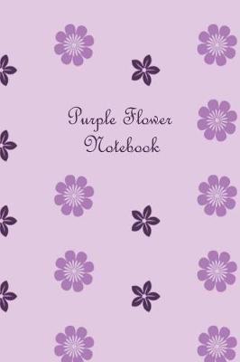 Book cover for Purple Flower Notebook