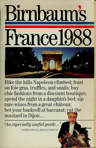 Book cover for Birnbaum's France 1988