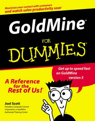 Book cover for GoldMine For Dummies