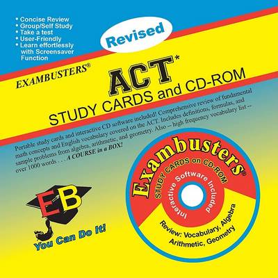 Book cover for ACT Study Cards and CD-ROM