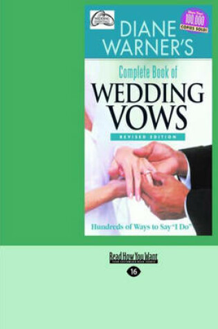 Cover of Diane Warner's Complete Book of Wedding Vows