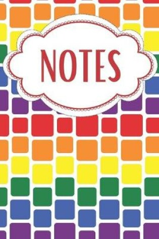 Cover of Rainbow Tile Graph Paper Notebook