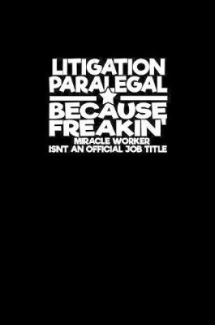 Cover of Litigation Paralegal