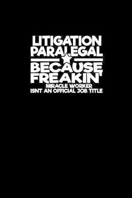 Book cover for Litigation Paralegal
