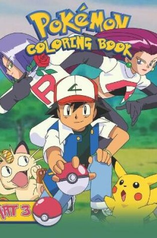 Cover of Pokemon Coloring Book Part 3