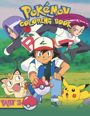 Book cover for Pokemon Coloring Book Part 3