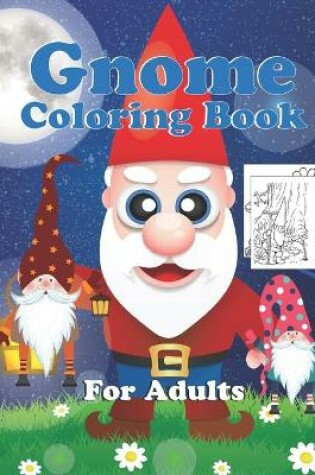 Cover of Gnome Coloring Book For Adults