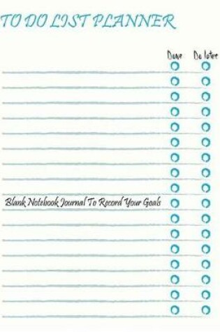 Cover of To Do List Planner