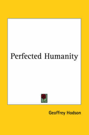 Cover of Perfected Humanity