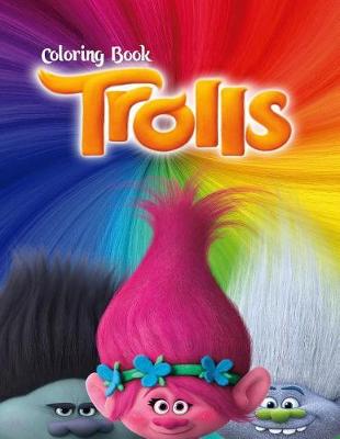 Book cover for Trolls Coloring Book