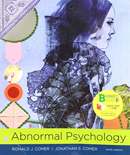 Book cover for Loose-Leaf Version of Abnormal Psychology 10e & Achieve Read & Practice for Abnormal Psychology (Six-Months Access) 10e