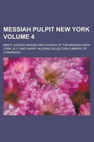 Cover of Messiah Pulpit New York (Volume 4)