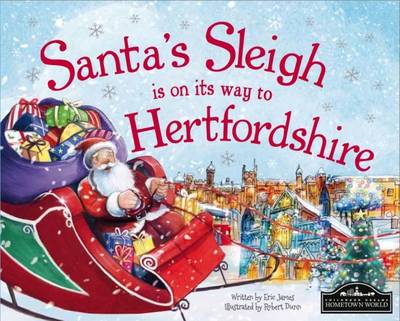 Book cover for Santa's Sleigh is on it's Way to Hertfordshire