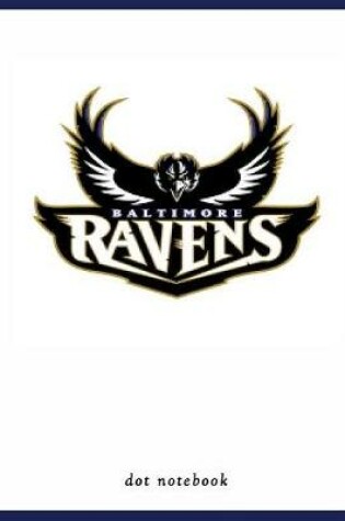 Cover of Baltimore Ravens dot notebook