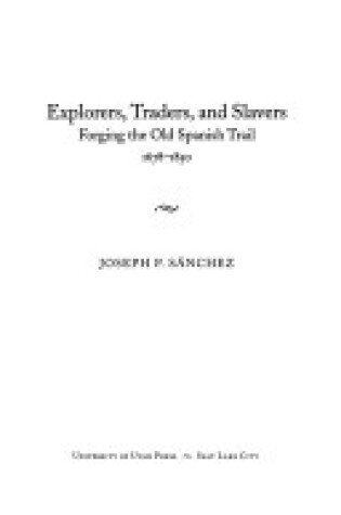 Cover of Explorers, Traders, and Slavers