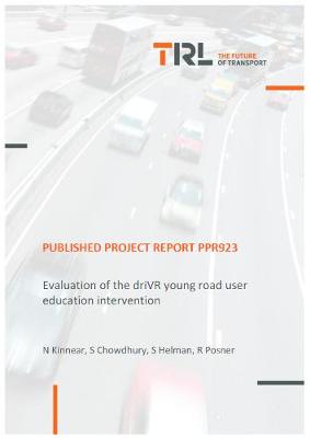 Cover of Evaluation of the driVR young road user education intervention