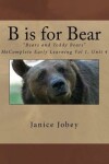 Book cover for B is for Bear