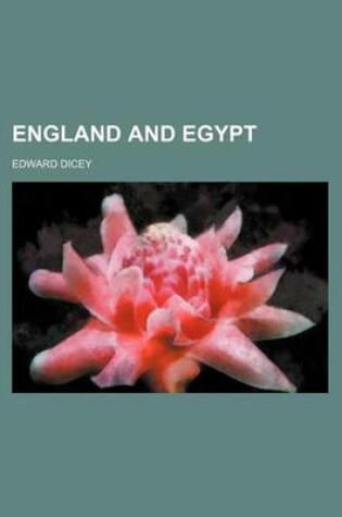 Cover of England and Egypt