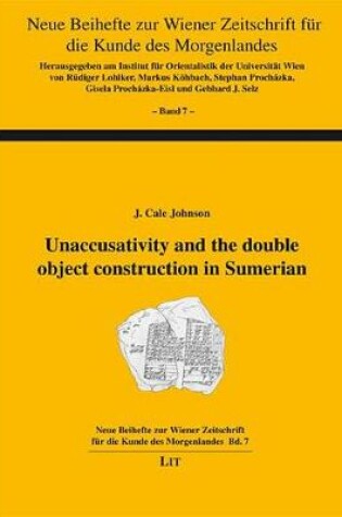 Cover of Unaccusativity and the Double Object Construction in Sumerian, 7