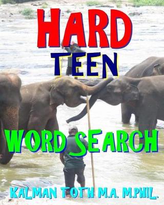 Book cover for Hard Teen Word Search