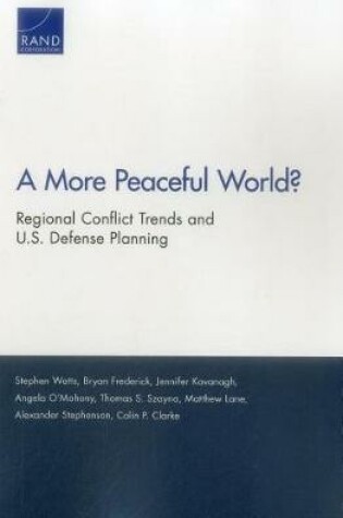 Cover of A More Peaceful World?