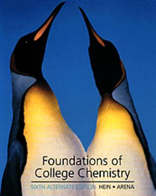 Book cover for Foundations of College Chemistry,6th Alt