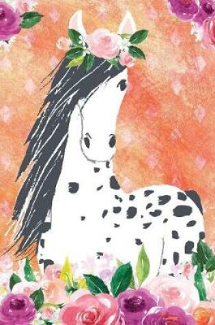 Cover of My Big Fat Bullet Journal for Horse Lovers Appaloosa in Flowers