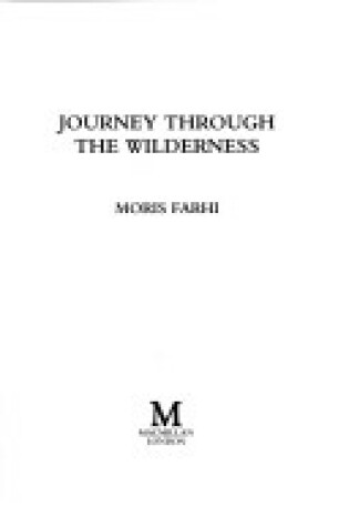 Cover of Journey Through the Wilderness